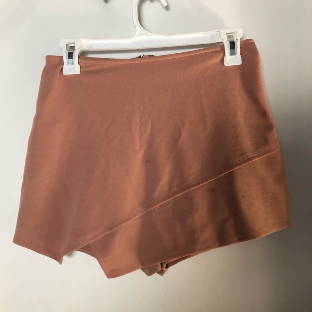 Mini Asymmetrical Dusty Pink Skort